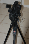 ZR-1000 with the Canon XH-A1 and Bogen 501 Head